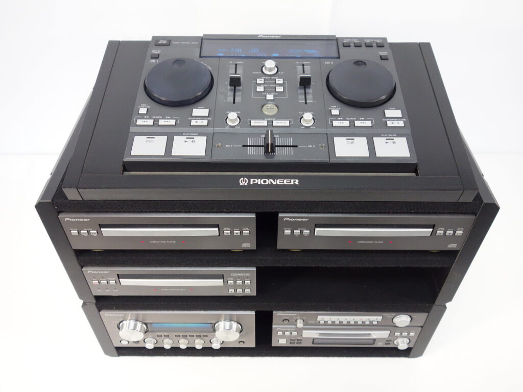 PIONEER パイオニア リミックスミニコンポーネント X−RMX99 ラックセット 希少品